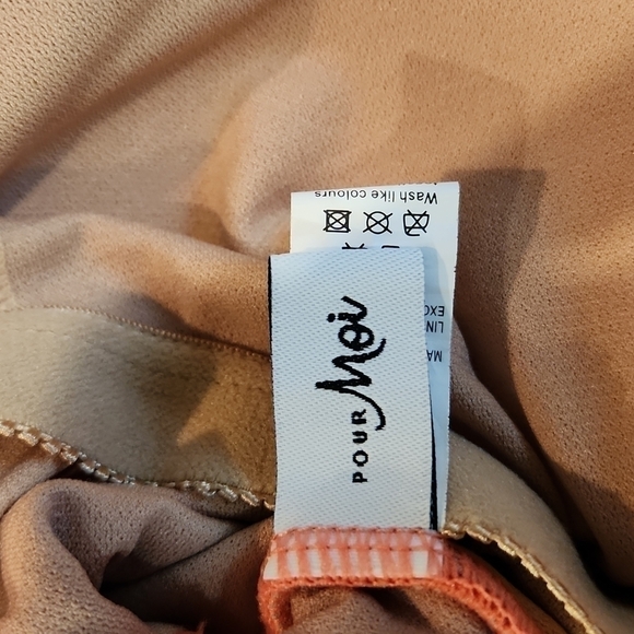 𝅺POUR Moi Ribbed One Piece Lace Up Swim Suit - Picture 5 of 6